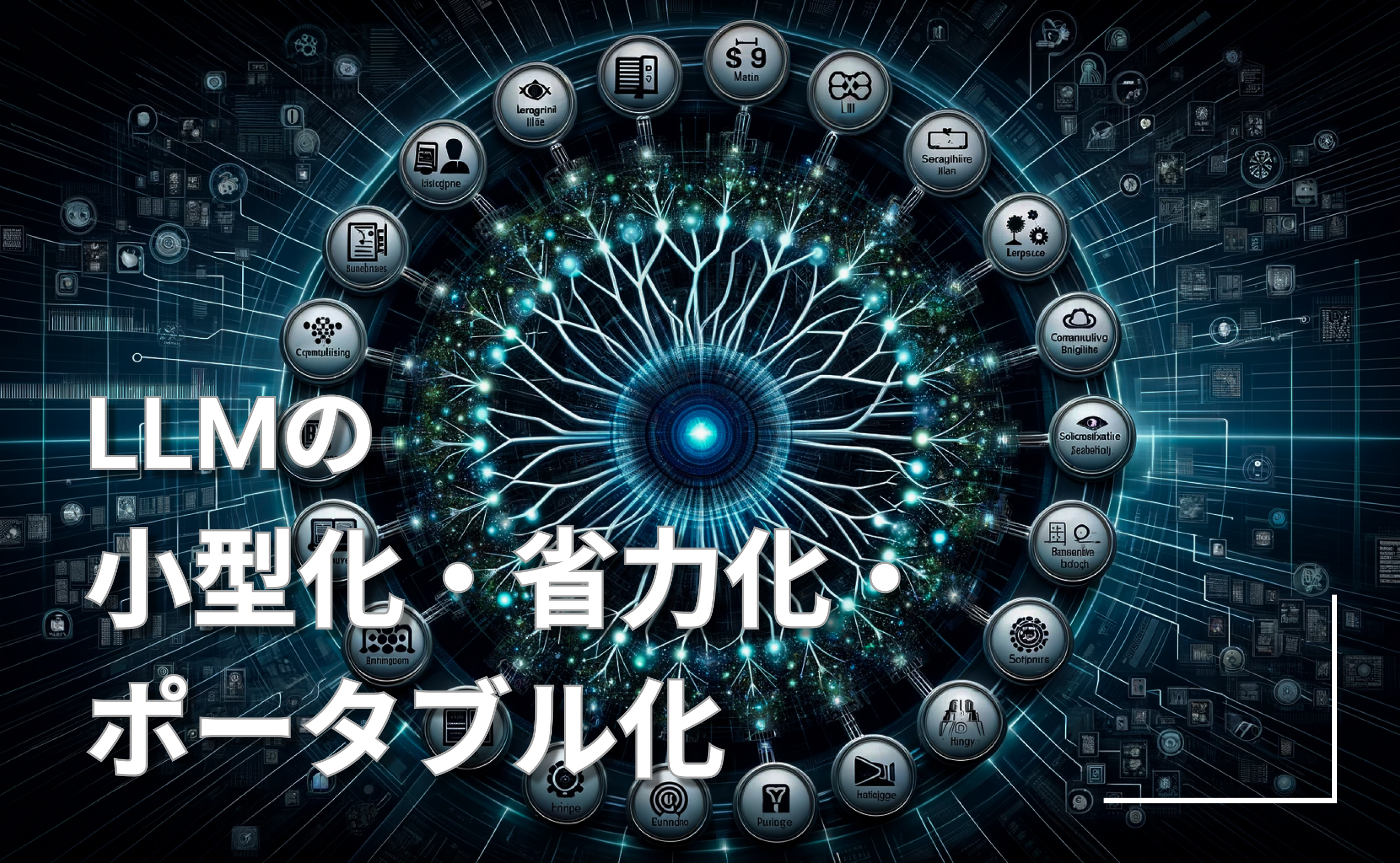 LLMの小型化、省力化、ポータブル化